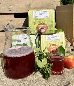 Apfelsaft mit Aronia